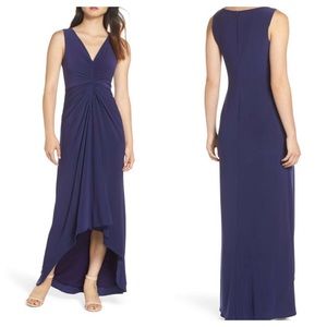 Adrianna Papell draped Jersey dress